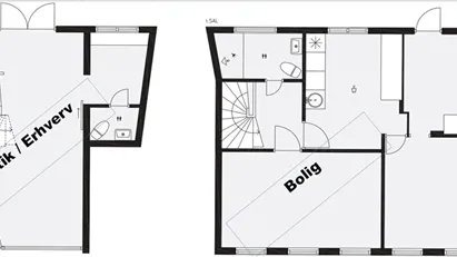 Bolig / erhverv til leje – Centralt i Fr.sund