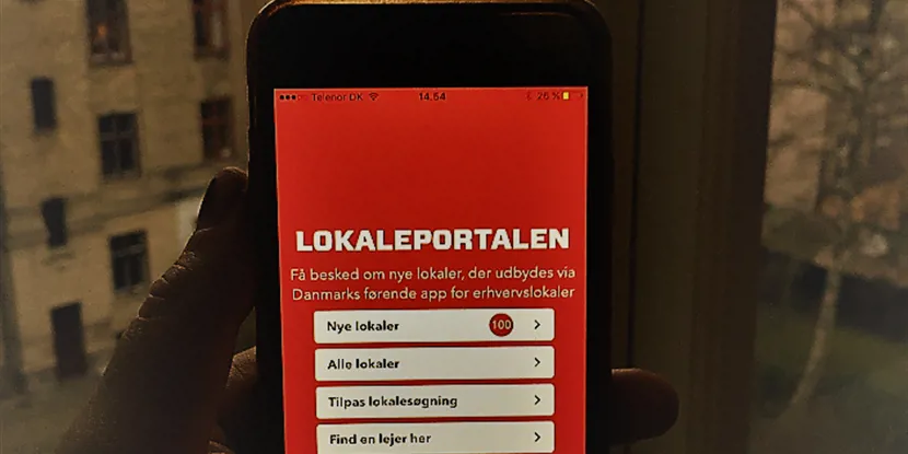 Ny app giver dig besked om nye erhvervslokaler med det samme 